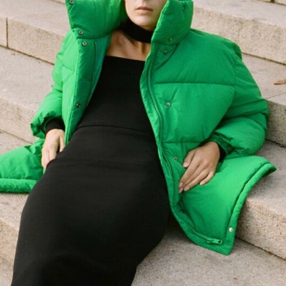 Zara BLACK CHOKER TOP WITH LONG SLEEVES - Picture 3 of 6